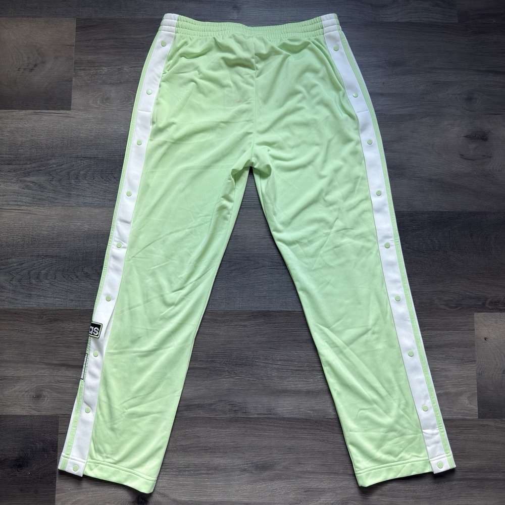 NEW Adidas Adibreak Track Pants Womens L Pistachio Green Tear Away Loose Fit - Picture 5 of 11